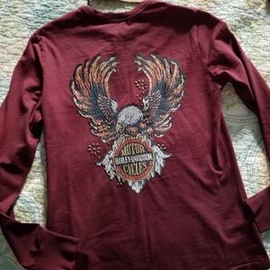 Long Sleeve Harley Davidson women's shirt